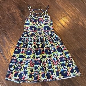 Xhilaration Size Small Dark Blue Art Deco Dress